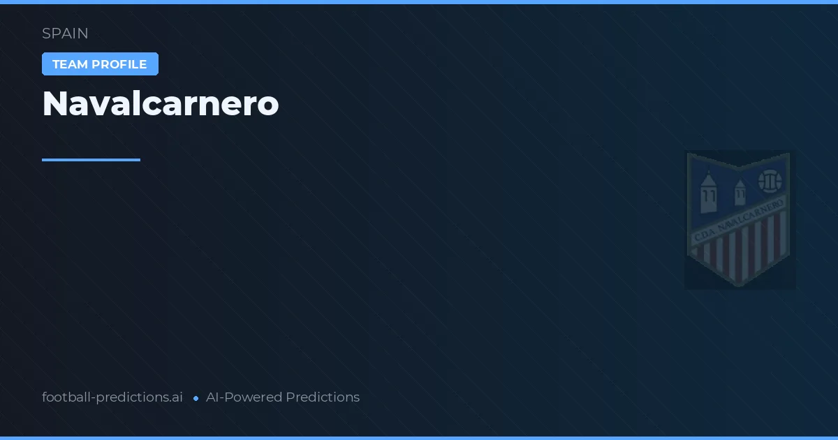 Navalcarnero Prognoser & Statistik