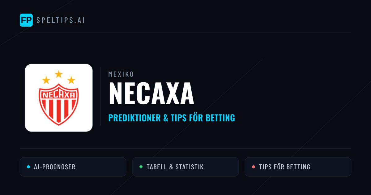 Necaxa Prognoser & Statistik