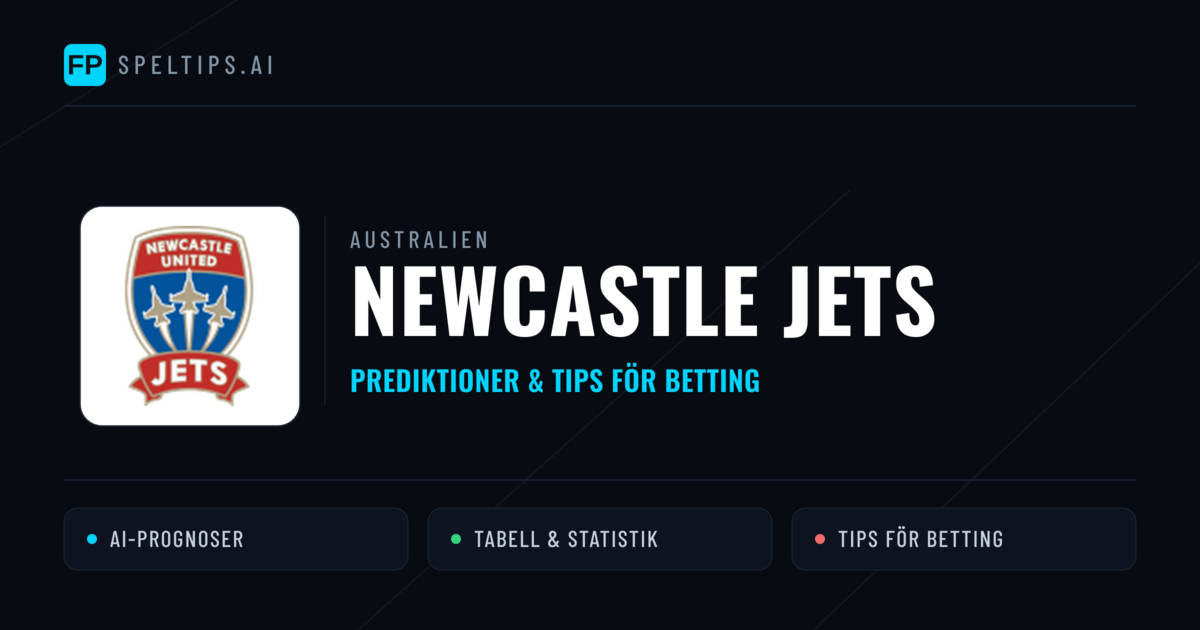 Newcastle Jets Prognoser & Statistik