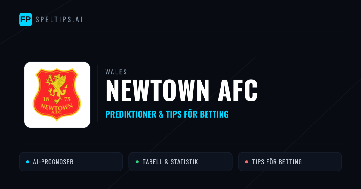 Newtown AFC Prognoser & Statistik