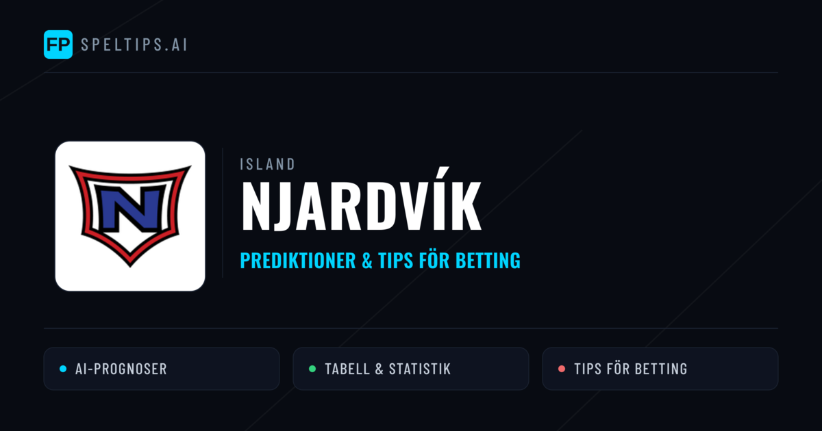 Njardvík Prognoser & Statistik