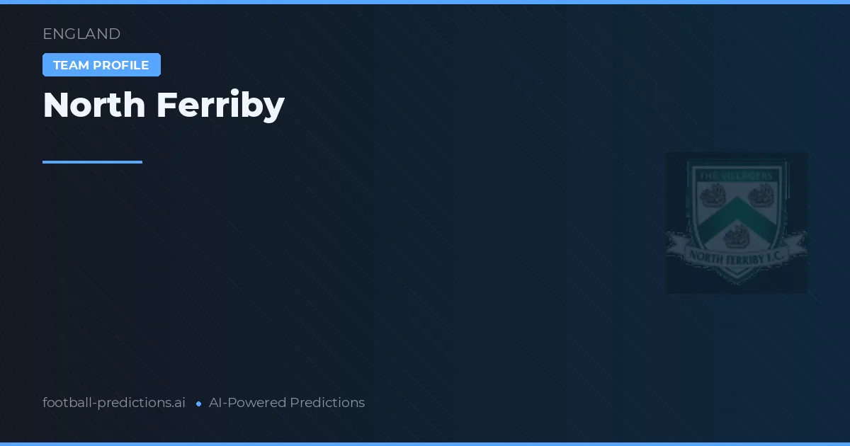 North Ferriby Prognoser & Statistik