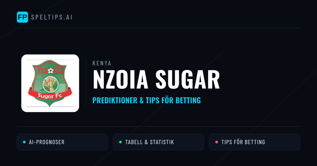 Nzoia Sugar Prognoser & Statistik