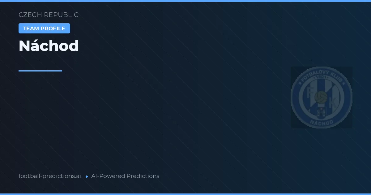 Náchod Prognoser & Statistik