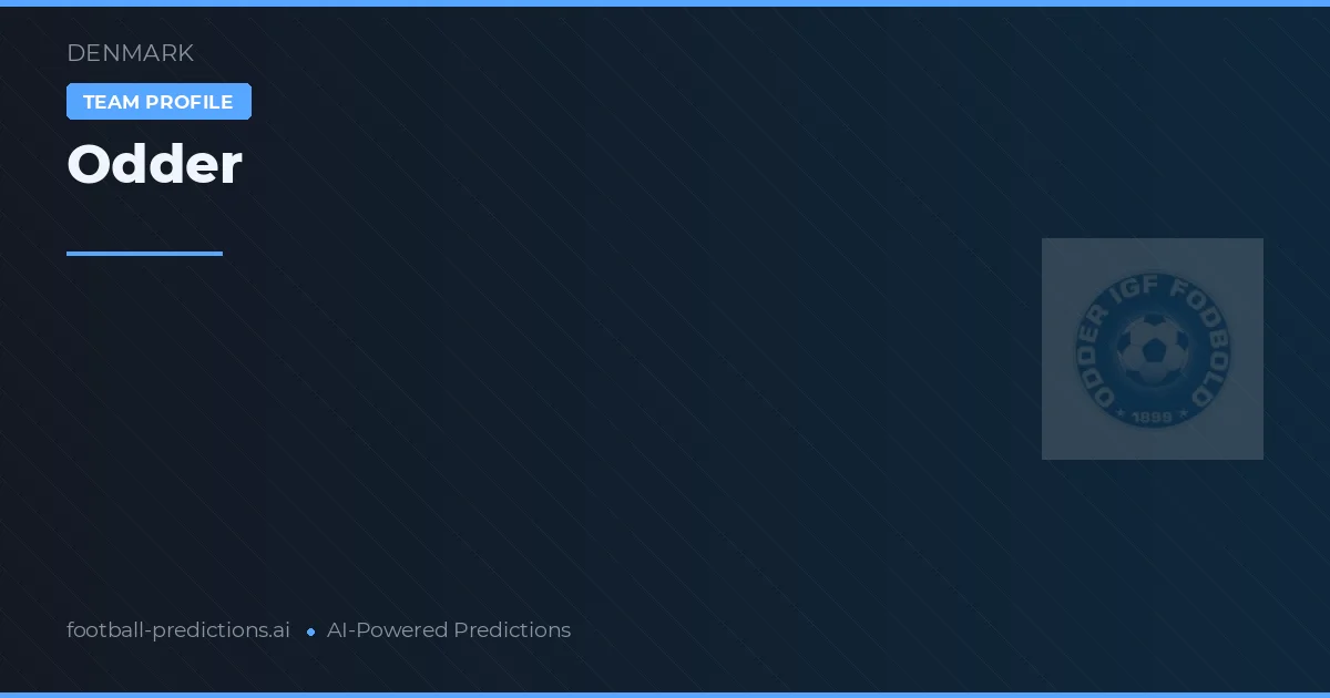Odder Prognoser & Statistik