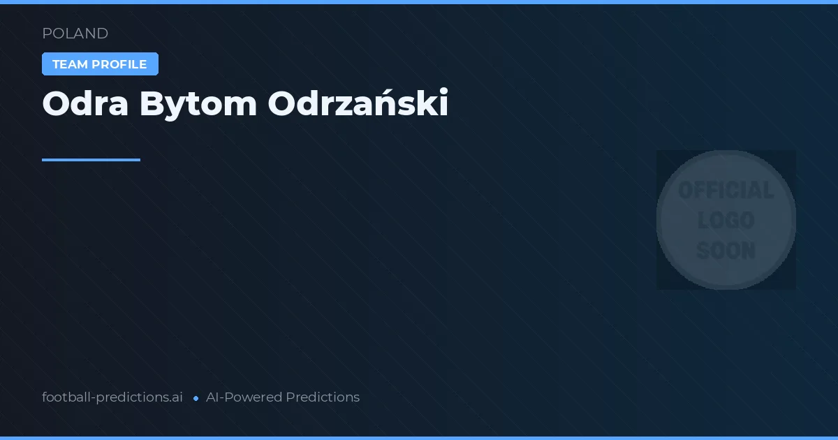 Odra Bytom Odrzański Prognoser & Statistik