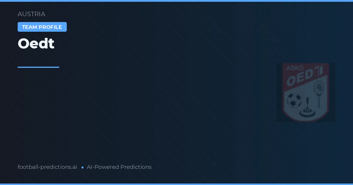 Oedt Prognoser & Statistik