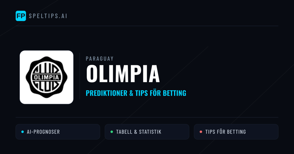 Olimpia Prognoser & Statistik