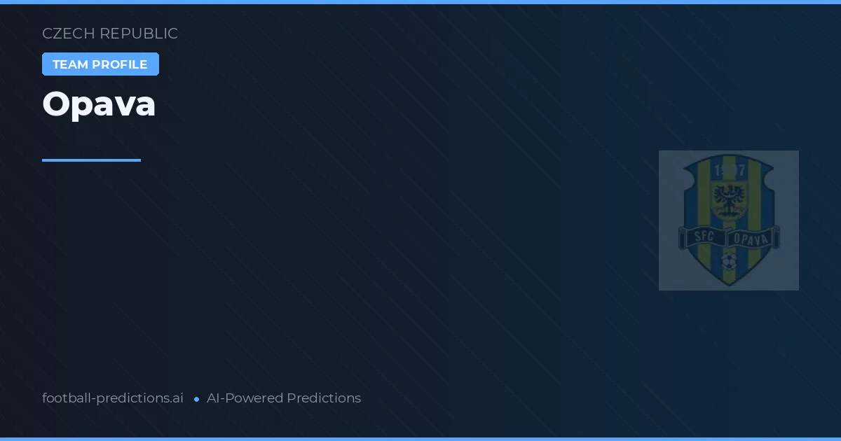 Opava Prognoser & Statistik
