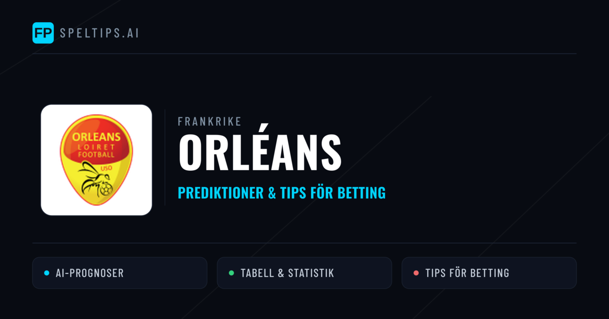 Orléans Prognoser & Statistik
