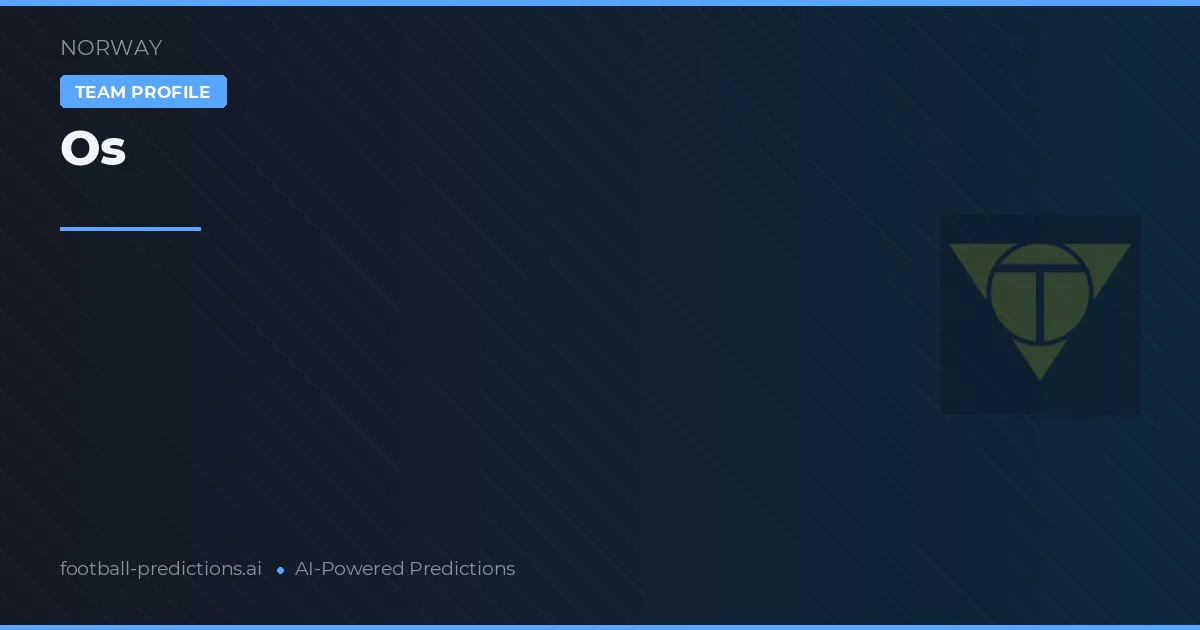 Os Prognoser & Statistik