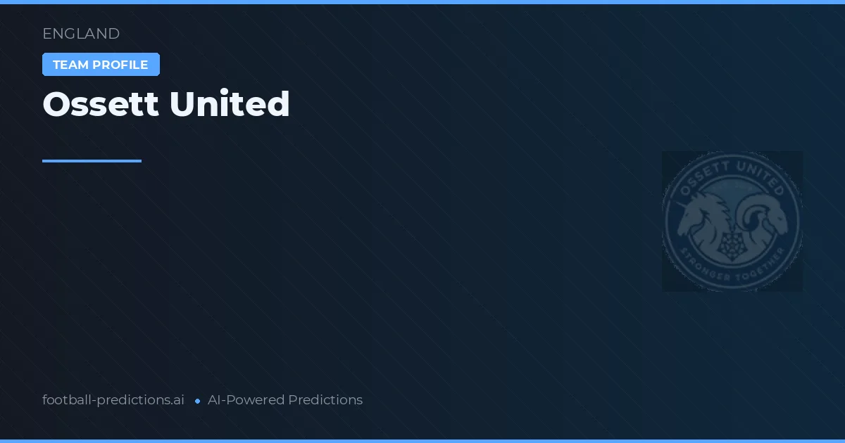 Ossett United Prognoser & Statistik
