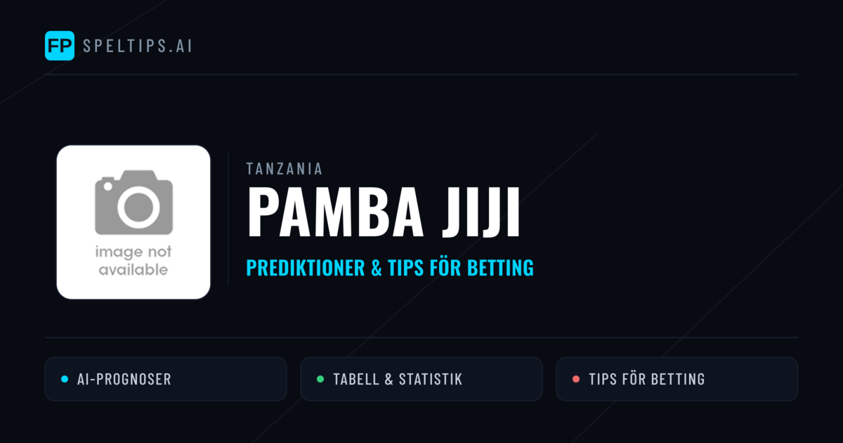 Pamba Jiji Prognoser & Statistik