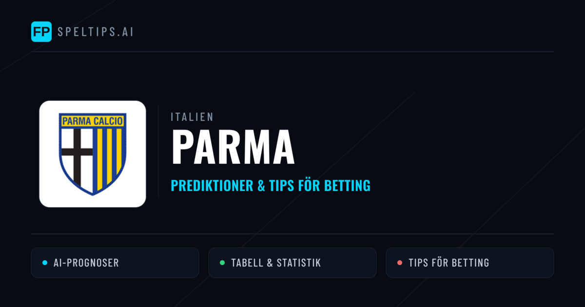 Parma Prognoser & Statistik
