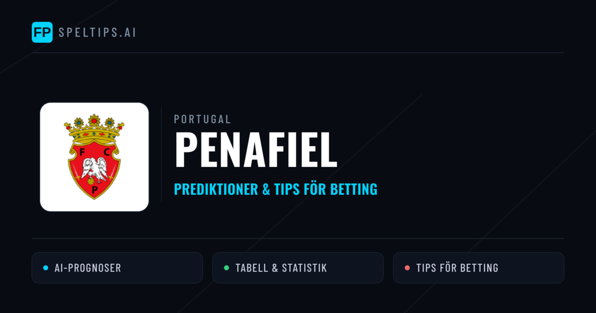 Penafiel Prognoser & Statistik