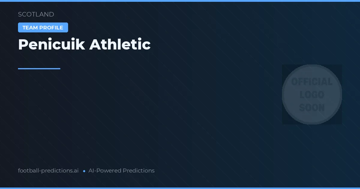 Penicuik Athletic Prognoser & Statistik