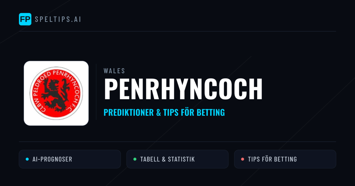 Penrhyncoch Prognoser & Statistik