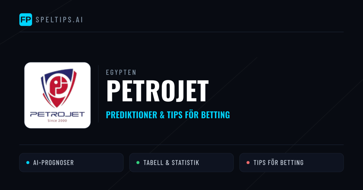 Petrojet Prognoser & Statistik