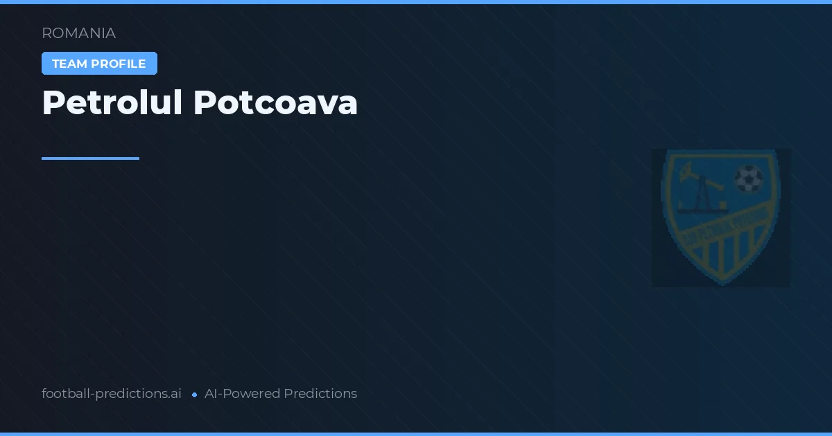 Petrolul Potcoava Prognoser & Statistik