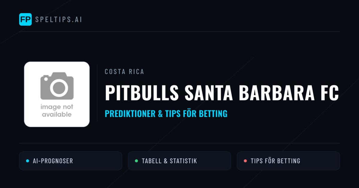 Pitbulls Santa Barbara FC Prognoser & Statistik