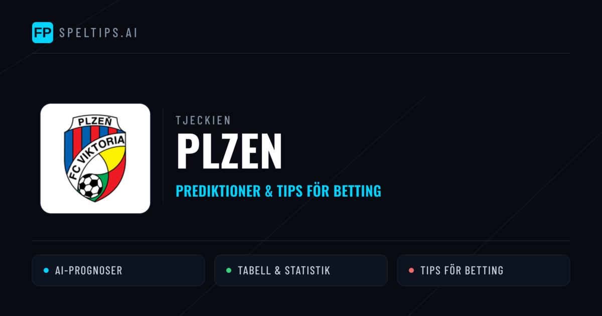 Plzen Prognoser & Statistik