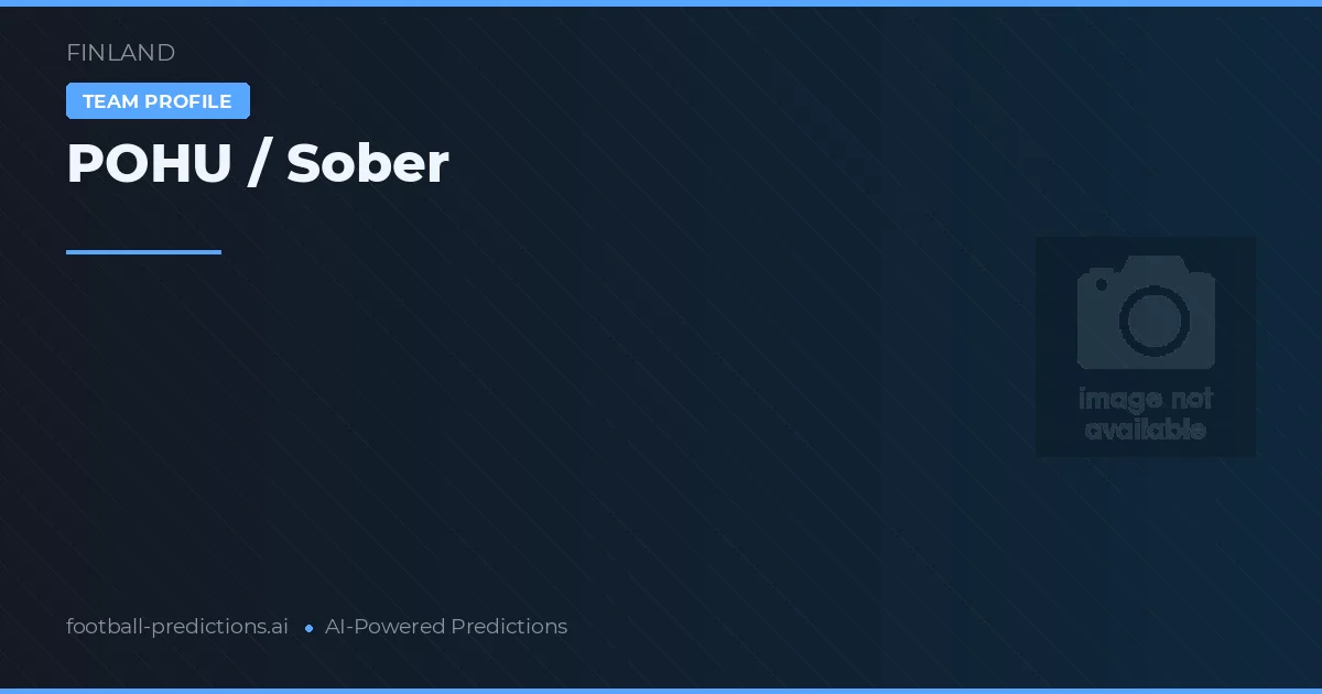 POHU / Sober Prognoser & Statistik