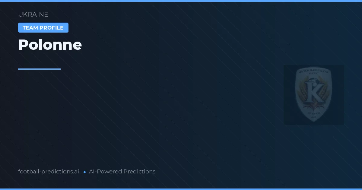 Polonne Prognoser & Statistik