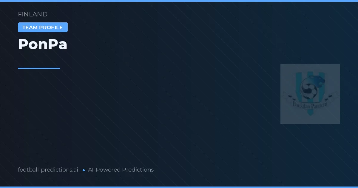 PonPa Prognoser & Statistik
