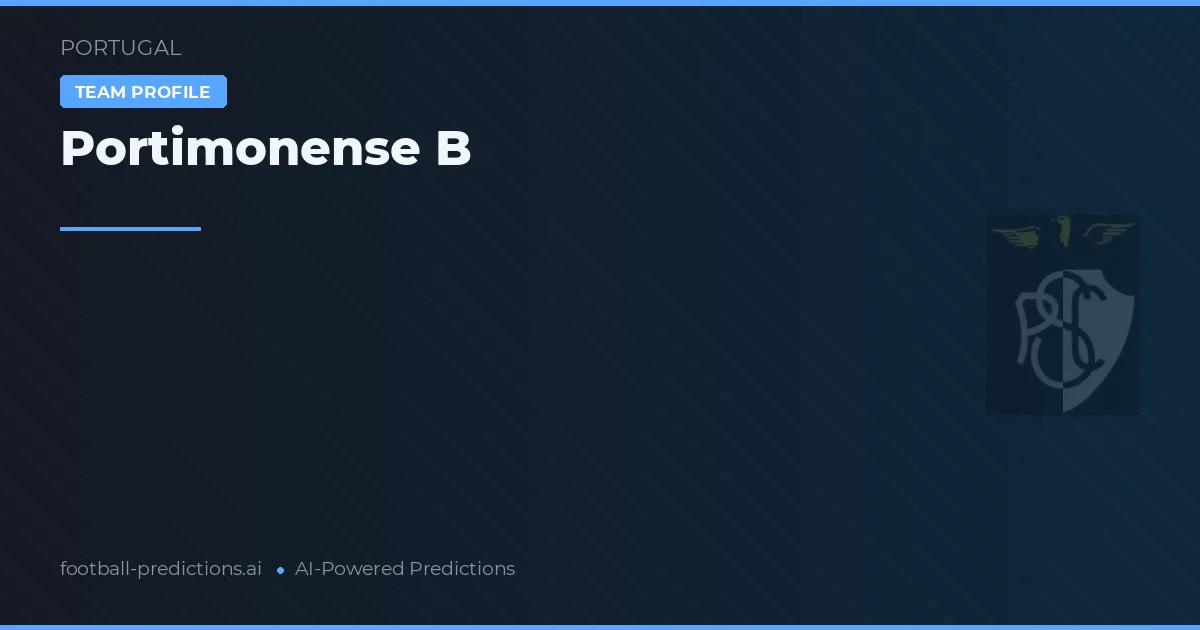 Portimonense B Prognoser & Statistik