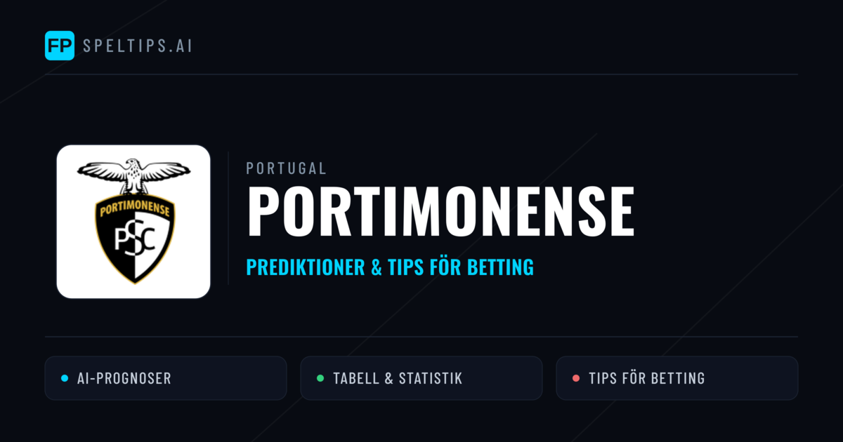 Portimonense Prognoser & Statistik