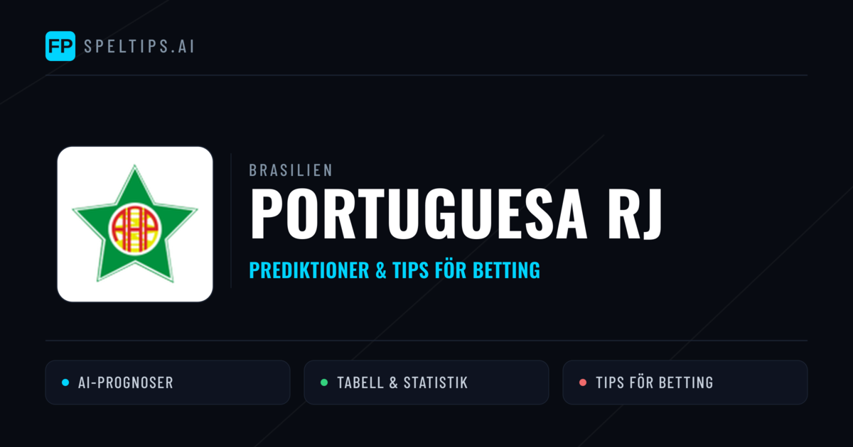 Portuguesa RJ Prognoser & Statistik
