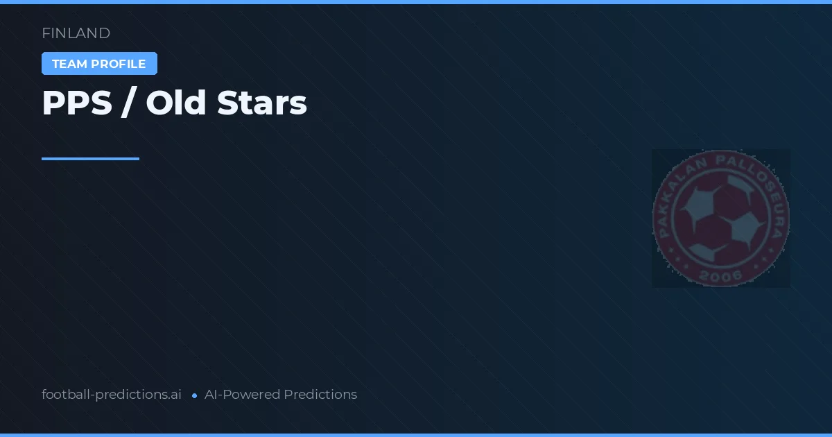 PPS / Old Stars Prognoser & Statistik