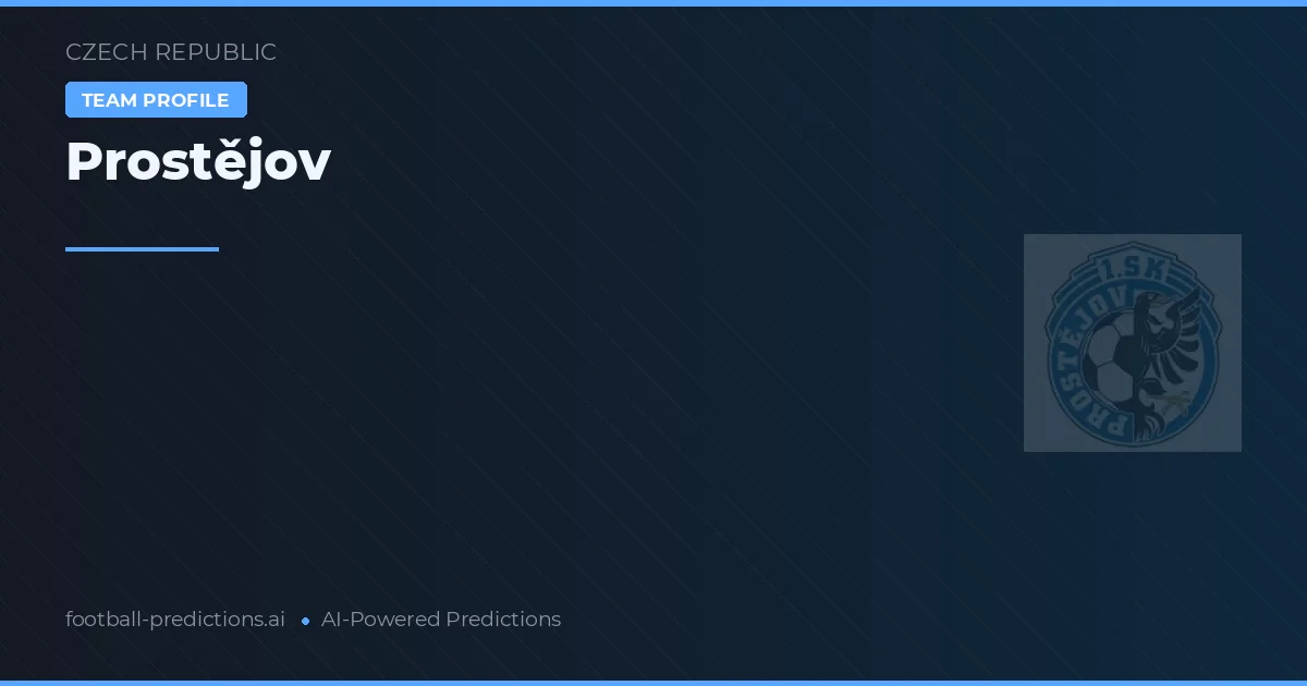 Prostějov Prognoser & Statistik