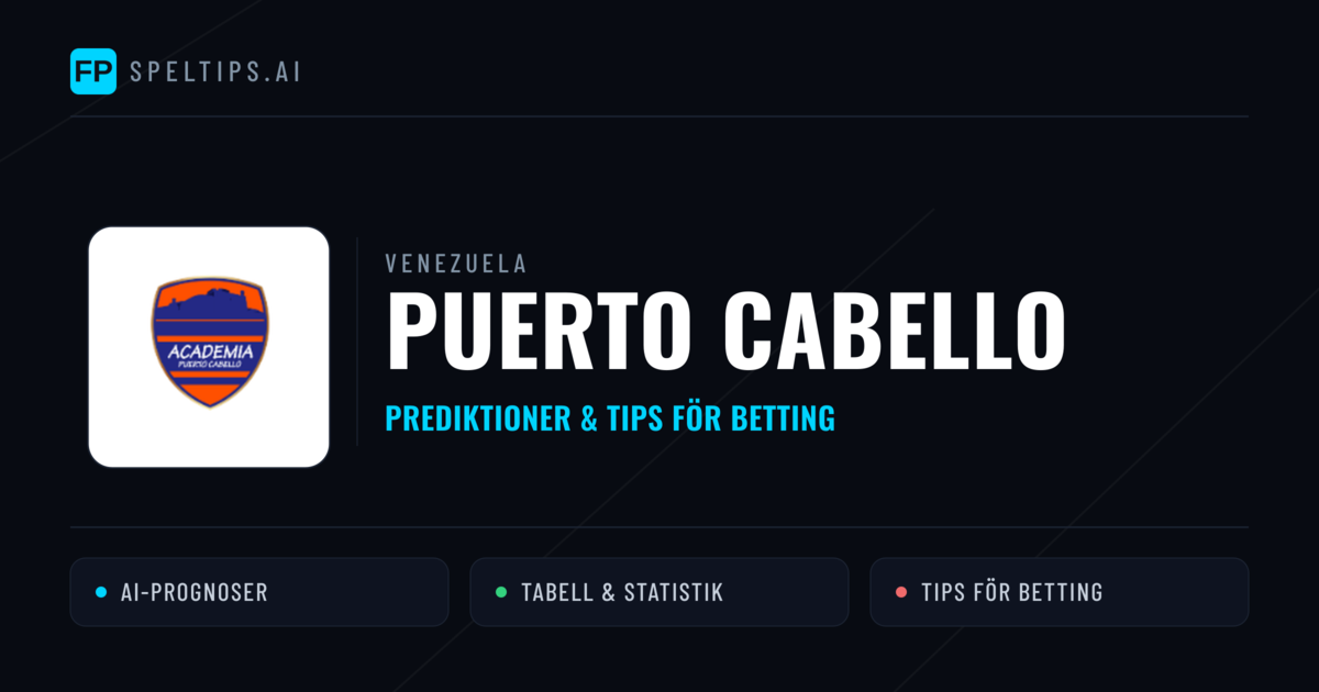 Puerto Cabello Prognoser & Statistik