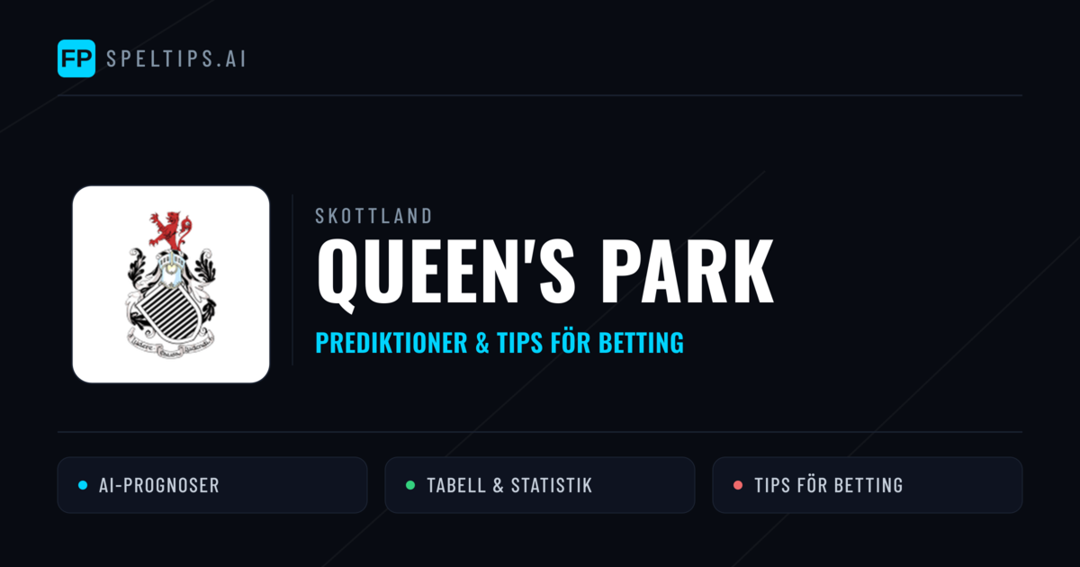 Queen's Park Prognoser & Statistik