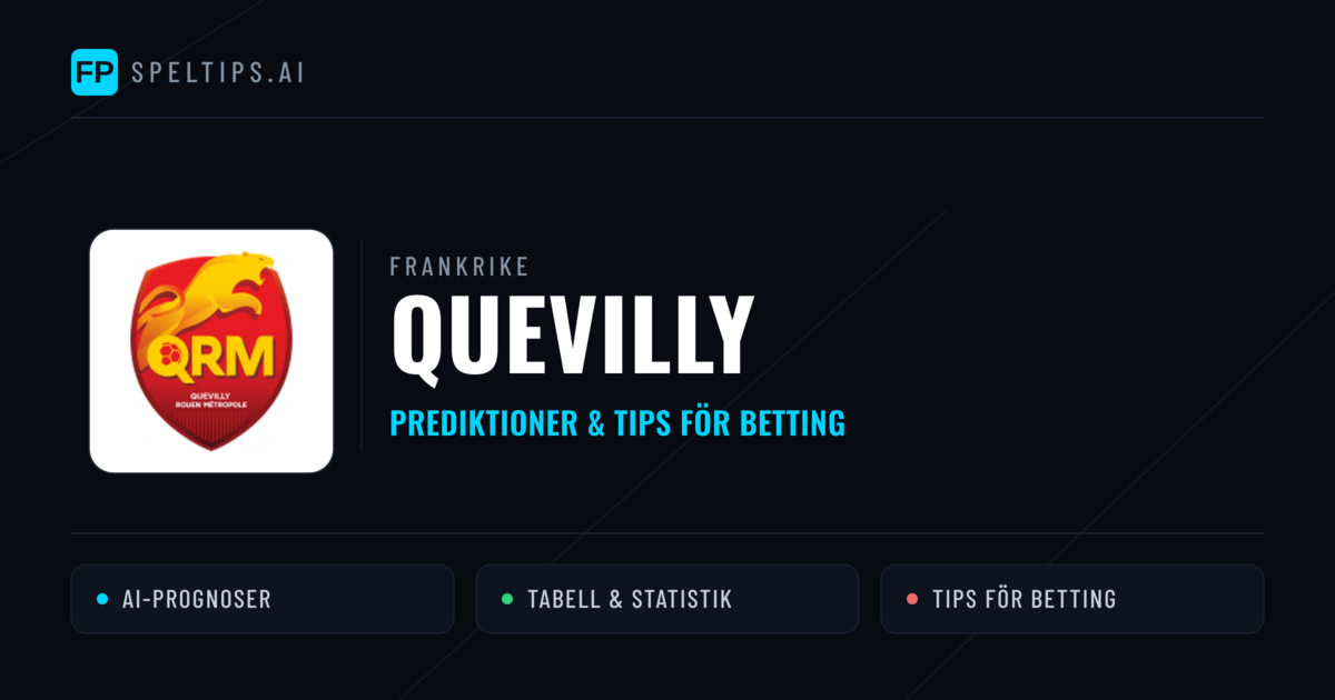 Quevilly Prognoser & Statistik
