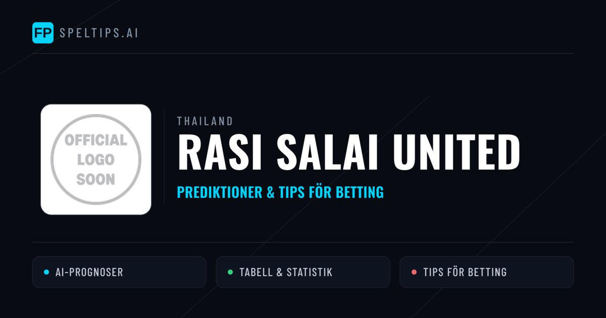 Rasi Salai United Prognoser & Statistik
