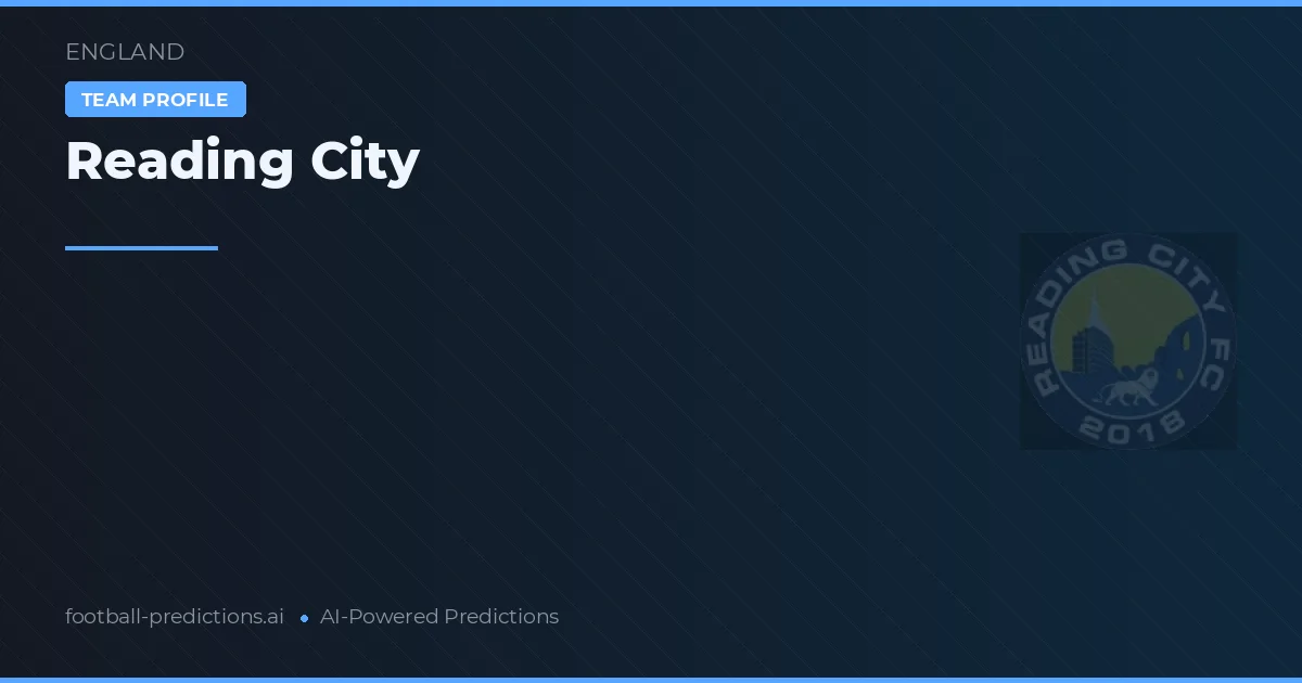 Reading City Prognoser & Statistik