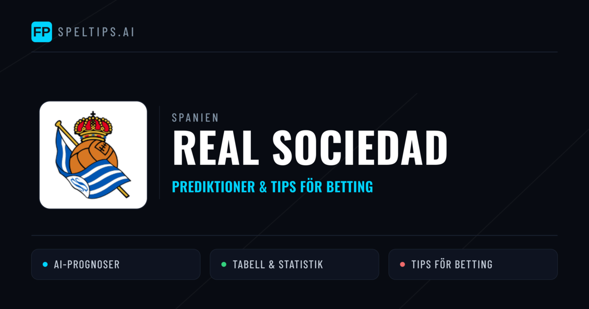 Real Sociedad Prognoser & Statistik