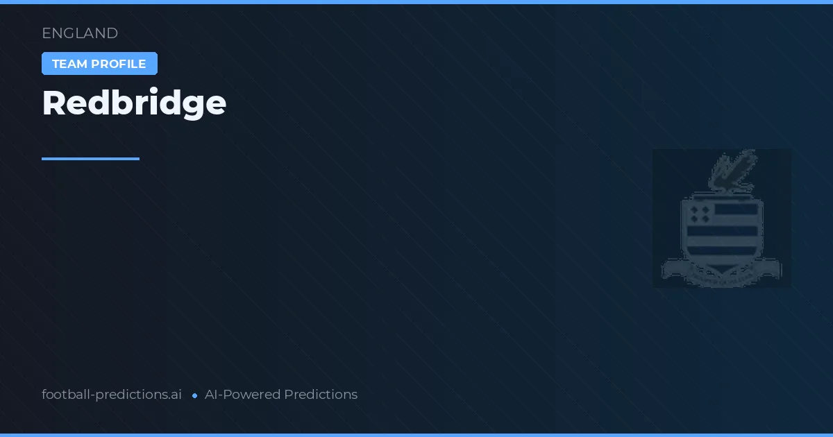 Redbridge Prognoser & Statistik