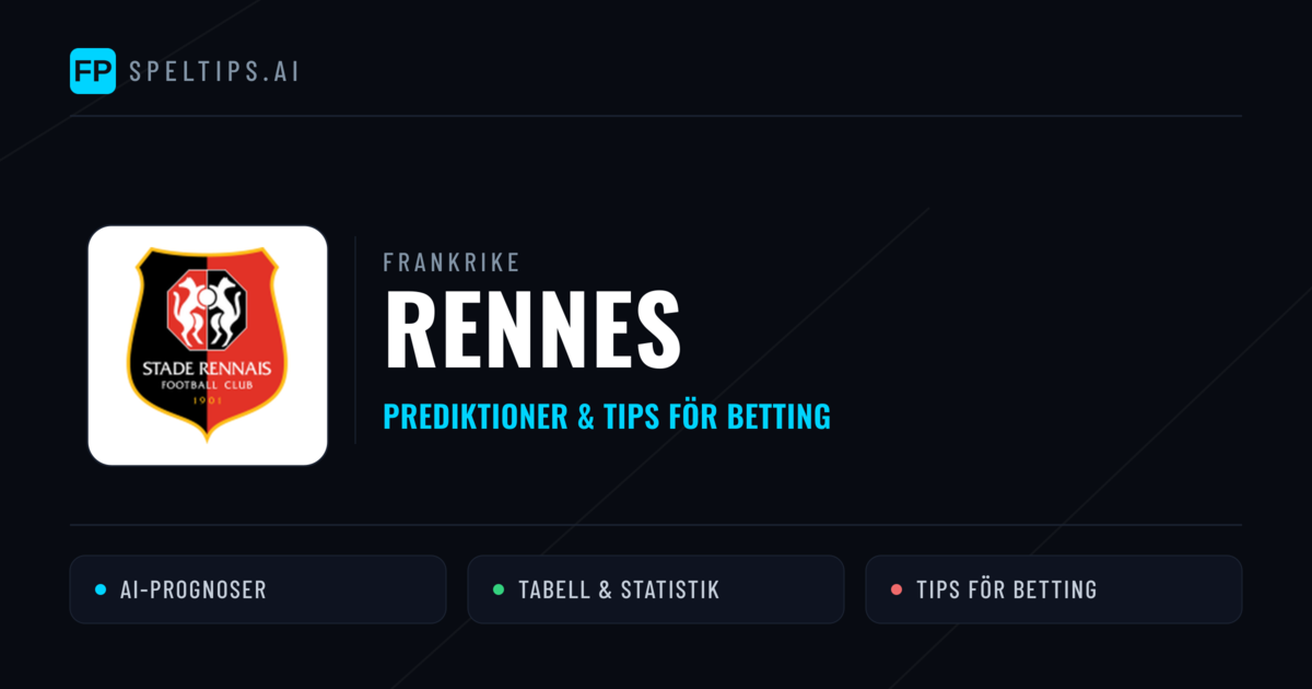 Rennes Prognoser & Statistik