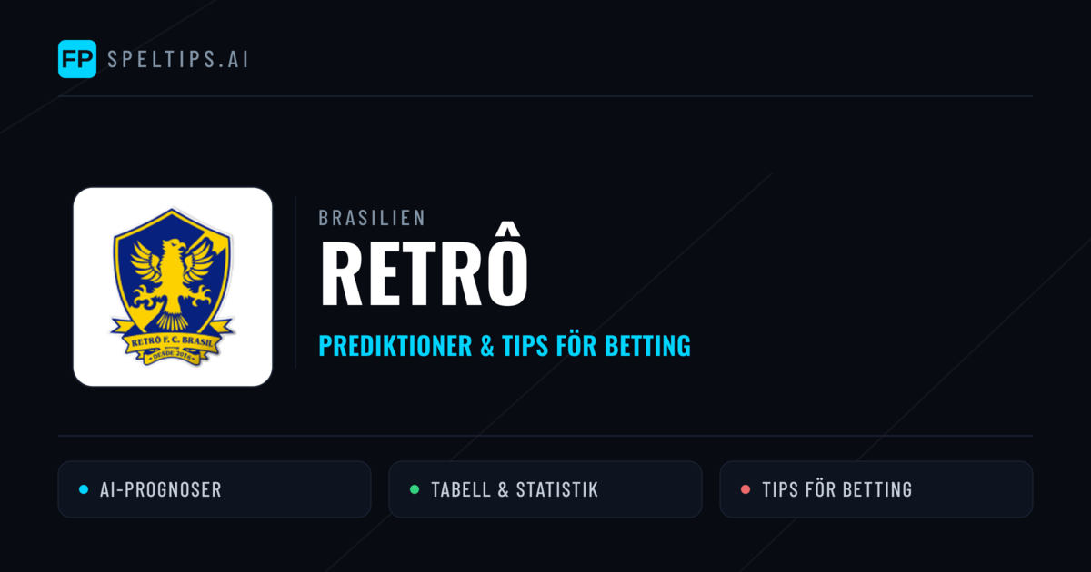Retrô Prognoser & Statistik