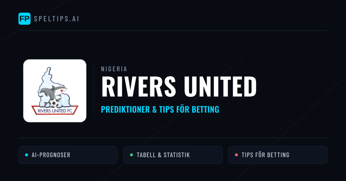 Rivers United Prognoser & Statistik