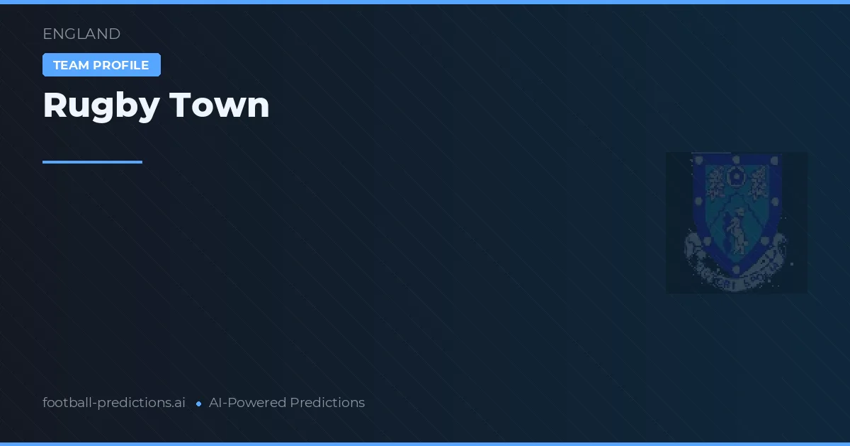 Rugby Town Prognoser & Statistik