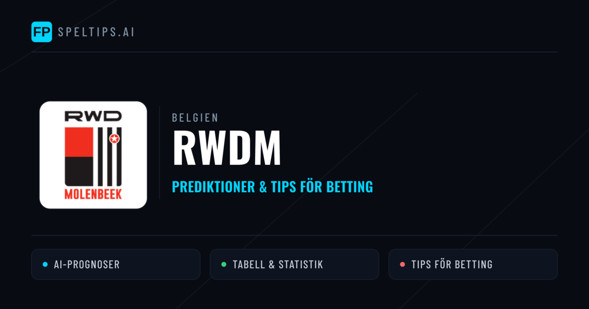 RWDM Prognoser & Statistik