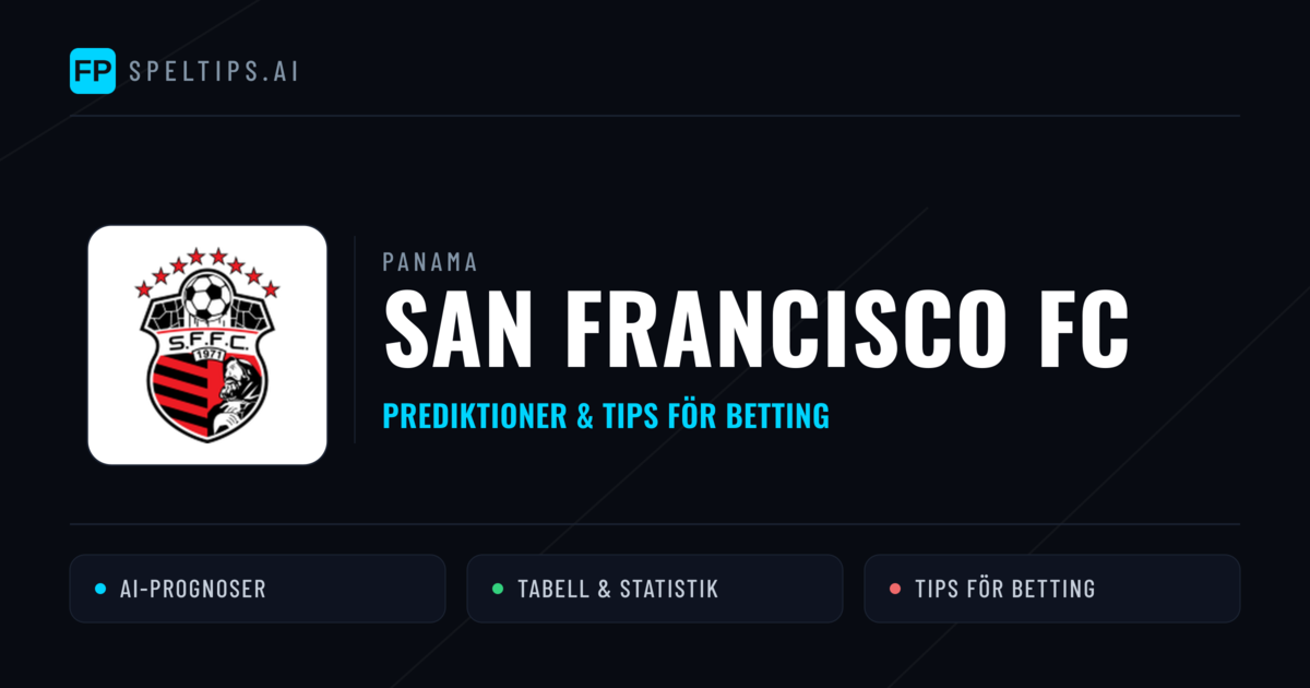 San Francisco FC Prognoser & Statistik