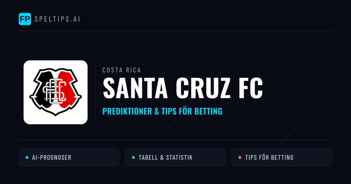 Santa Cruz FC Prognoser & Statistik