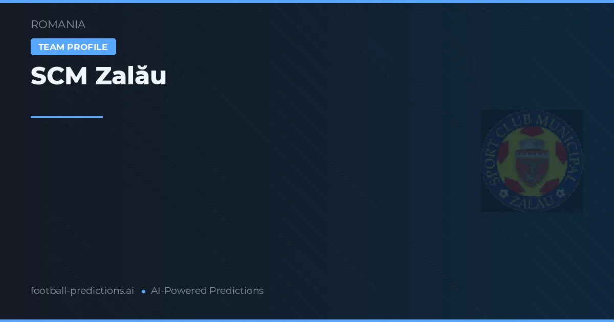 SCM Zalău Prognoser & Statistik