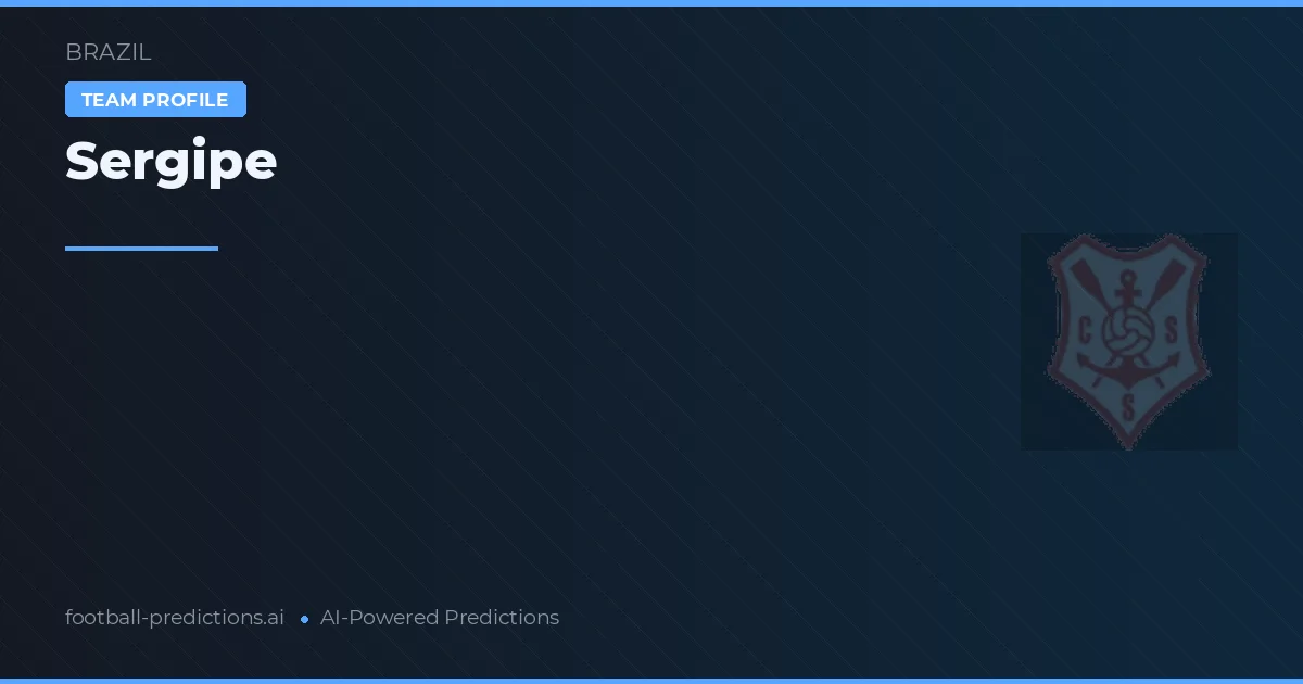 Sergipe Prognoser & Statistik