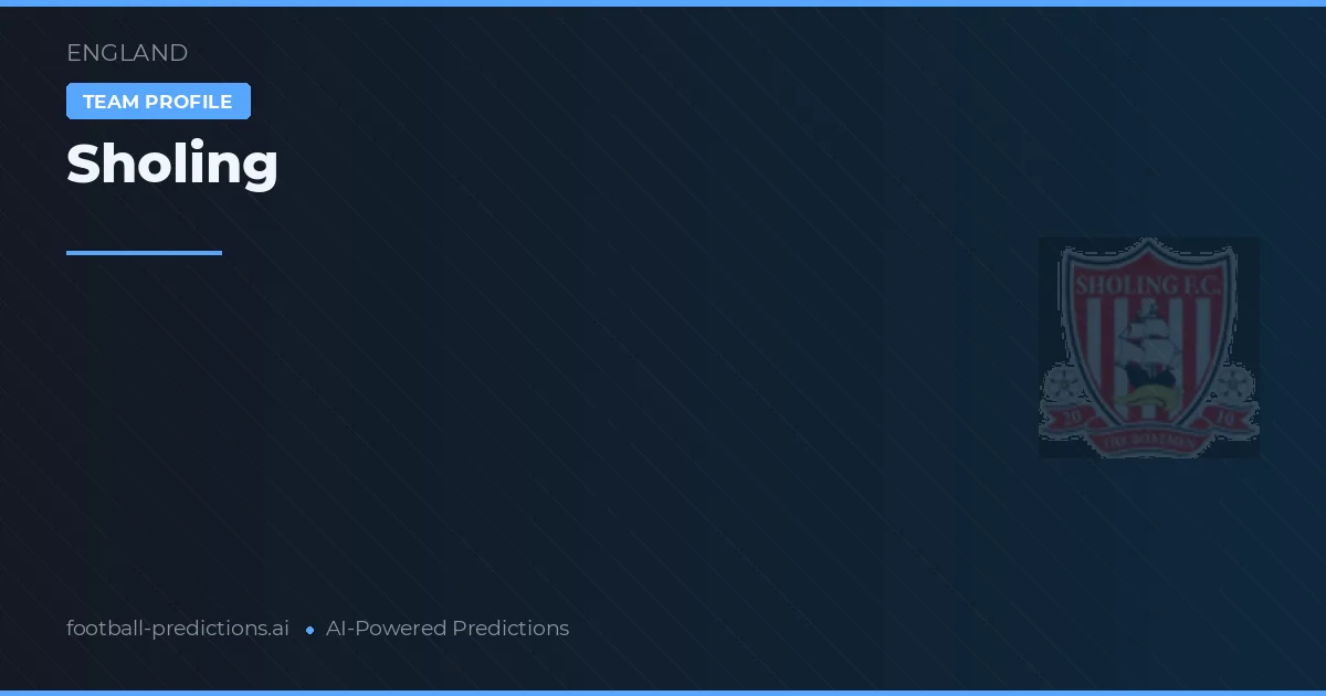 Sholing Prognoser & Statistik